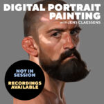 Digital Portrait Painting with Jens Claessens