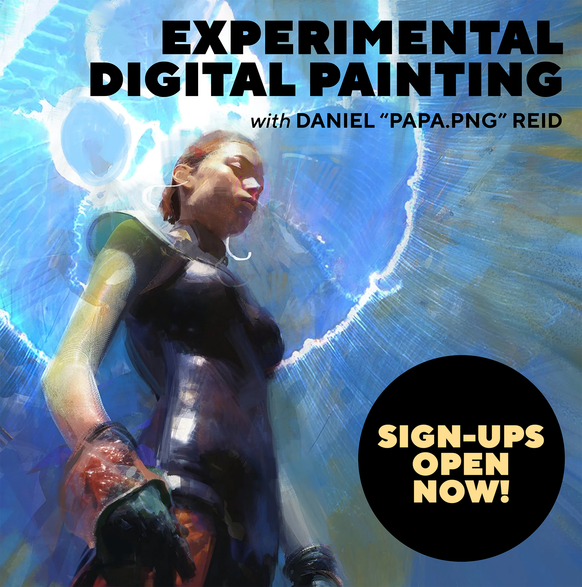 Experimental Digital Painting with Daniel Reid