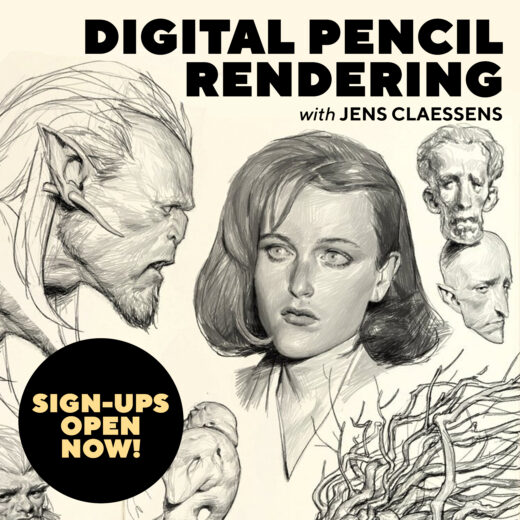 Digital Pencil Rendering with Jens Claessens