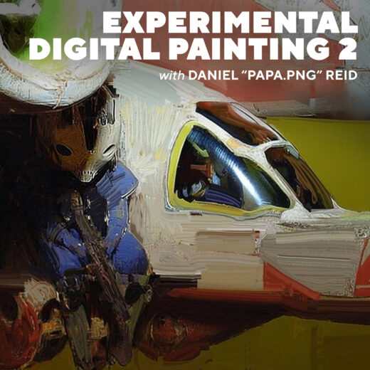 Experimental Digital Painting 2 with Daniel “papa.png” Reid