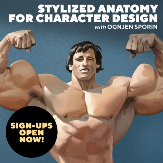 Stylized Anatomy for Character Design with Ognjen Sporin
