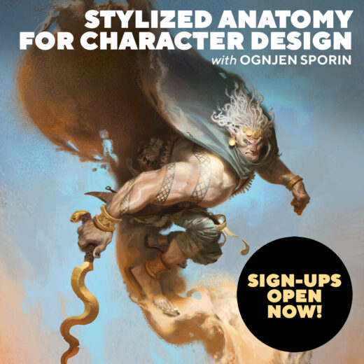 Stylized Anatomy for Character Design with Ognjen Sporin