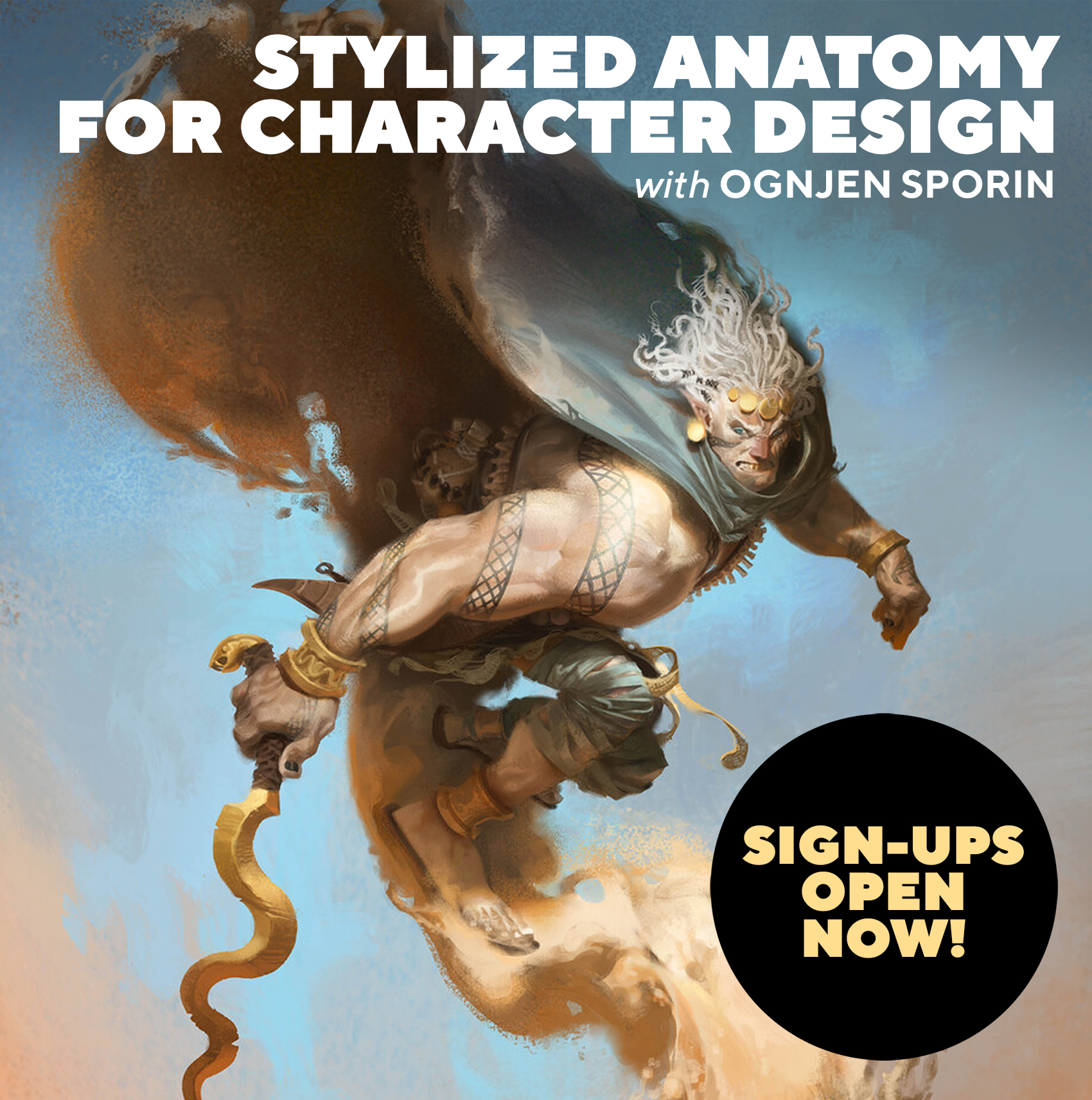 Stylized Anatomy for Character Design with Ognjen Sporin