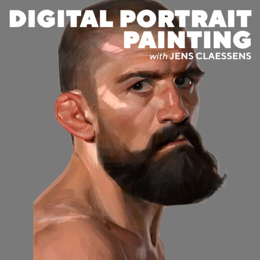Digital Portrait Painting with Jens Claessens