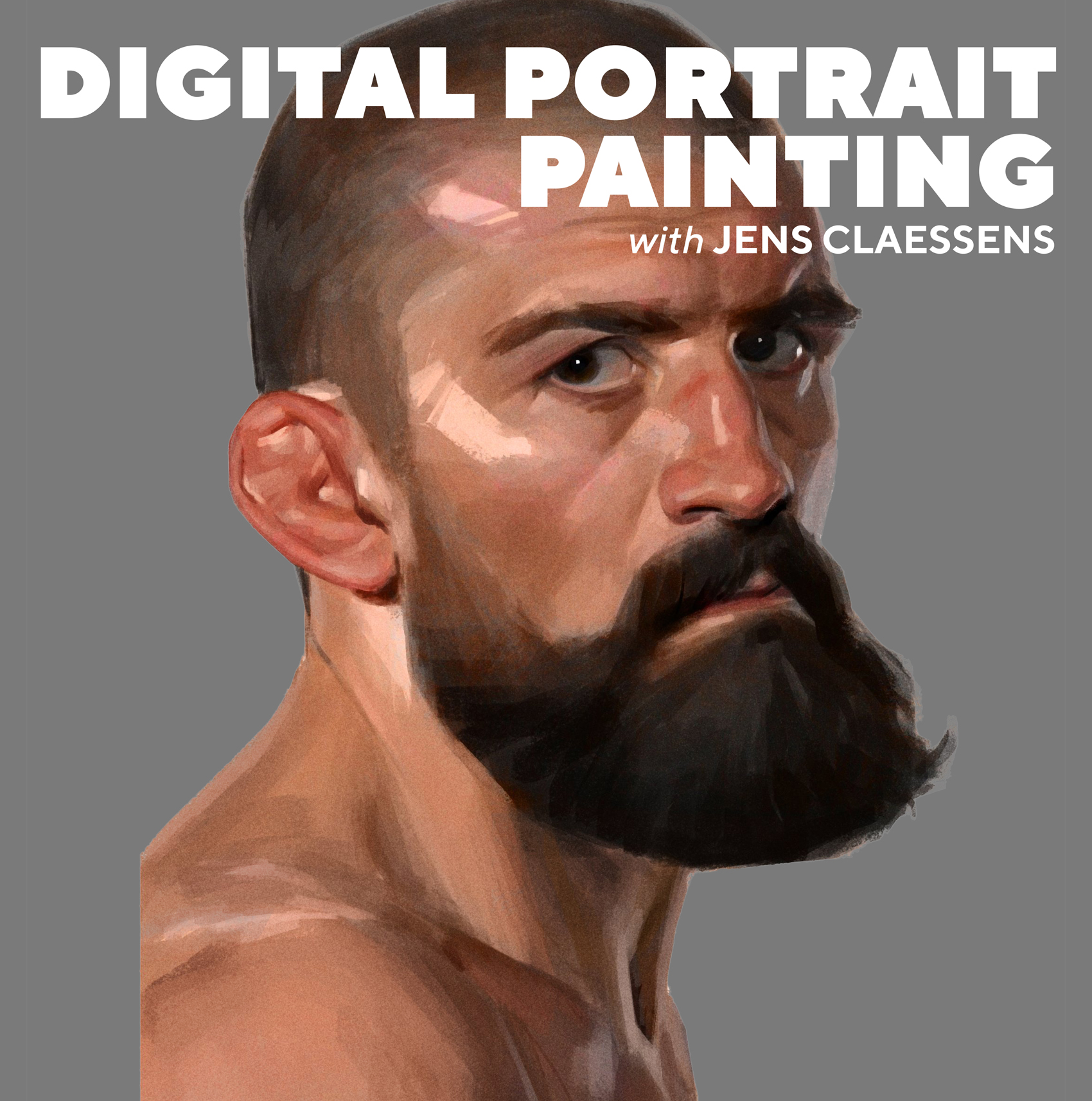 Digital Portrait Painting with Jens Claessens