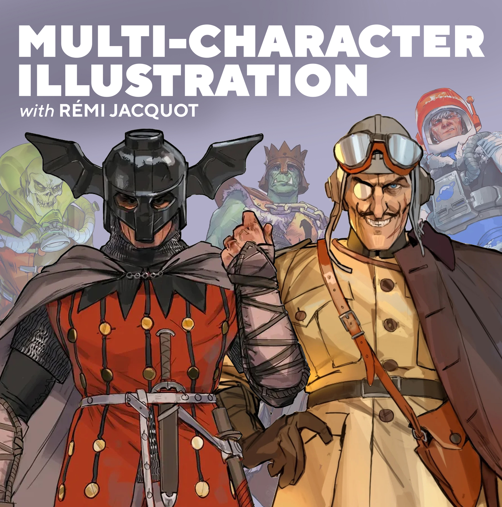 Multi-Character Illustration with Remi Jacquot